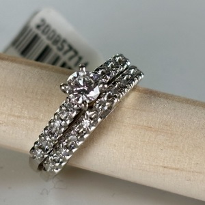 Diamond Wedding Set white gold 