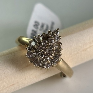 Pear Shaped Diamond cluster 10 kt 