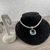 Necklace And Matching Earrings silver
