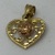 Heart With Flower Pendant 