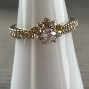 14 k yellow gold engagement style ring 