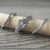  925 sterling silver and CZ wedding set 