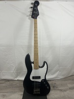 Squier Fender Jazz Bass Satin Black Bass Guitar