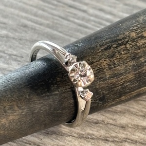 14k white gold engagement ring 