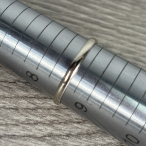  10k white gold wedding band size 8.5