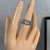  14 k white gold women’s wedding set 