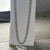 14 k solid rope chain -22 inches  