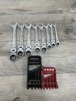 MAC PTTRAY-8 8pc SAE Ratcheting Wrench set