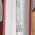  14 k white gold Necklace 3 stone diamond pendant 