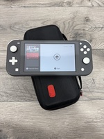 Nintendo Switch Lite Grey HDH-001 w/carrying case and original charger