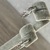  14 kt white gold hoops 