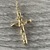  14 k yellow gold cross pendant 