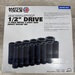 Matco SCDPM146VA 1/2" Drive, 14 Piece Metric 6 Point Deep Impact Socket Set